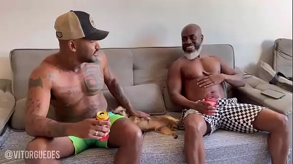 Gifted uncle eating his passive nephew's ass